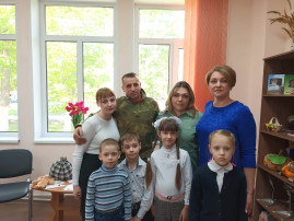 Встреча с участником СВО Встреча с участником СВО.